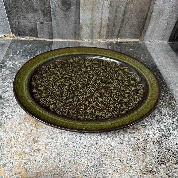 Franciscan Madeira Earthenware Oval Chop/Serving Platter c1967 USA 13.5"x11.5" - Picture 1 of 7